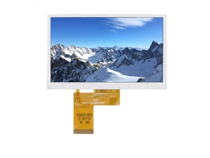 5寸TFT LCD液晶屏 480*272 RGB接口40pin TFT彩屏模组